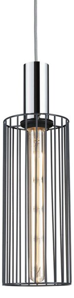 Paulmann URail Klosz Biraha 2Easy, antracytowy, Ø 12 cm 2Easy, czarny, salon / jadalnia, metal, nowoczesny