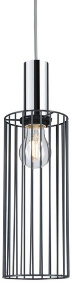 Paulmann URail Klosz Biraha 2Easy, antracytowy, Ø 12 cm 2Easy, czarny, salon / jadalnia, metal, nowoczesny