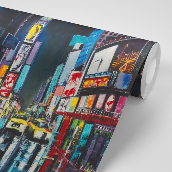 Tapeta kolorowy New York