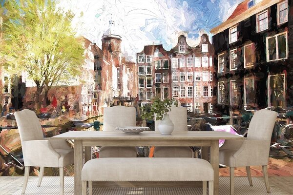 Tapeta malowany Amsterdam