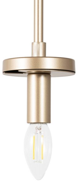 Lampa wisząca szklana Elani Lucande, możliwość ściemniania, czarny, salon / jadalnia, szkło, nowoczesny