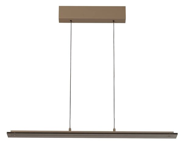 FISCHER & HONSEL Lampa wisząca Torvi, możliwość ściemniania, kremowy / amber, salon / jadalnia, metal, nowoczesny