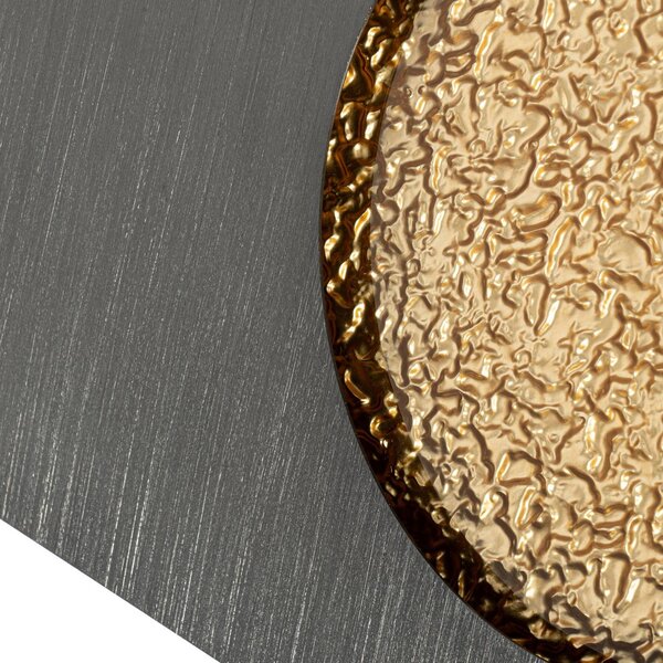 Kinkiet LED Delin Lucande, możliwość ściemniania, aluminiowy / szary / cynkowy, salon / jadalnia, metal, nowoczesny