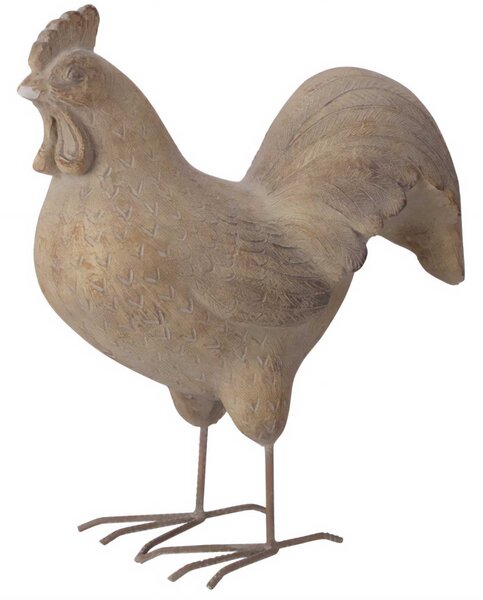 Figurka ogrodowa kura, 40 cm