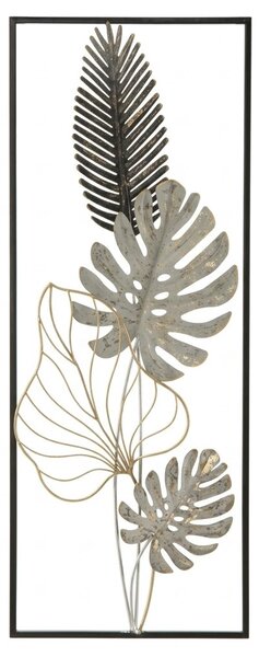Panel ścienny metalowy PLAM, czarny, 28,5x74 cm