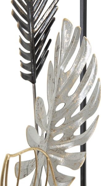 Panel ścienny metalowy PLAM, czarny, 28,5x74 cm