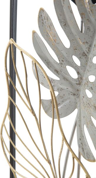 Panel ścienny metalowy PLAM, czarny, 28,5x74 cm