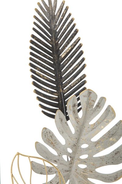 Panel ścienny metalowy PLAM, czarny, 28,5x74 cm