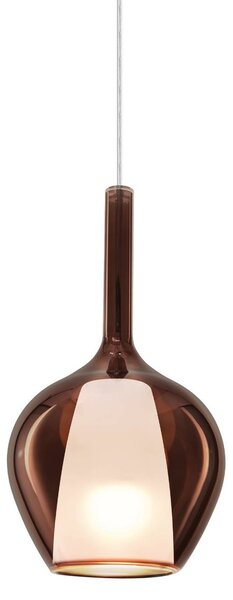 IDEAL LUX Lampa wisząca Kalique, możliwość ściemniania, miedziany, salon / jadalnia, tworzywo sztuczne, nowoczesny