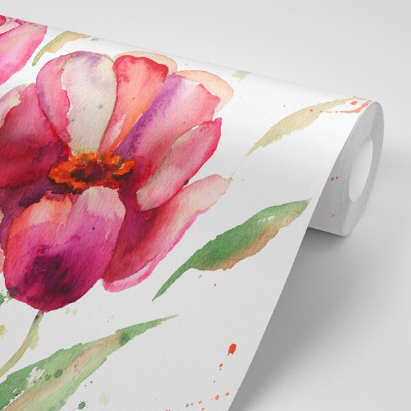 Tapeta tulipany w ciekawym designie