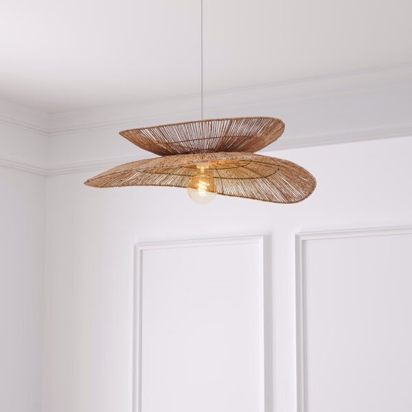 Wisząca lampa z jutowym kloszem, ALARA