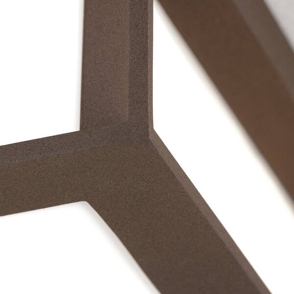 ORION Lampa zewnętrzna Henry, corten, odlew ciśnieniowy aluminium, E27, IP44 możliwość ściemniania, brązowy / rdzawy, aluminium, nowoczesny