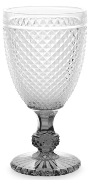 Kieliszek do wody z kryształowym wzorem, 256 ml, 6 sztuk