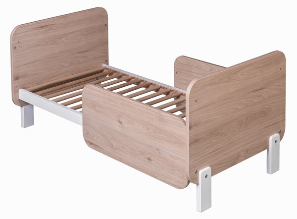 Łóżeczko Dziecięce - Tapczan 120x60 Bukowe 2w1 LYA BIALE