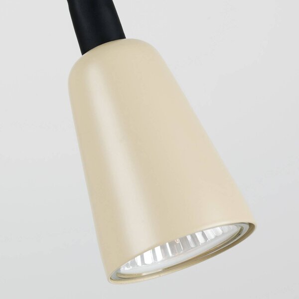 ORION Lampa stołowa Dotty, możliwość ściemniania, kremowy / amber, salon / jadalnia, metal, nowoczesny
