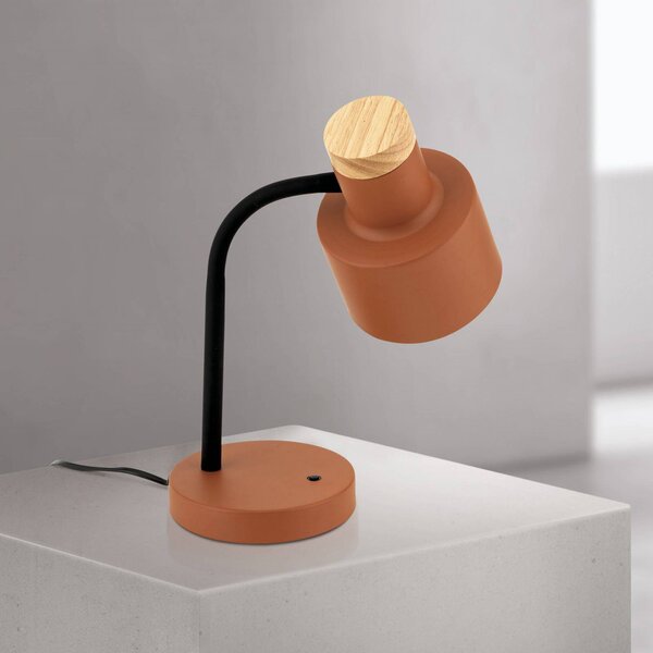 ORION Lampa stołowa Gili, czerwony, salon / jadalnia, metal, nowoczesny