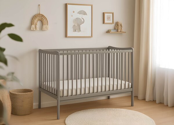 Łóżeczko dziecięce 120 x60 Grześ / TAUPE