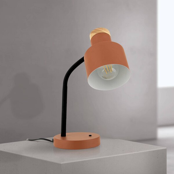 ORION Lampa stołowa Gili, czerwony, salon / jadalnia, metal, nowoczesny