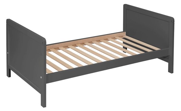 Łóżeczko Dziecięce -Tapczan 120x60 Bukowe 2w1 NELLY SZARE