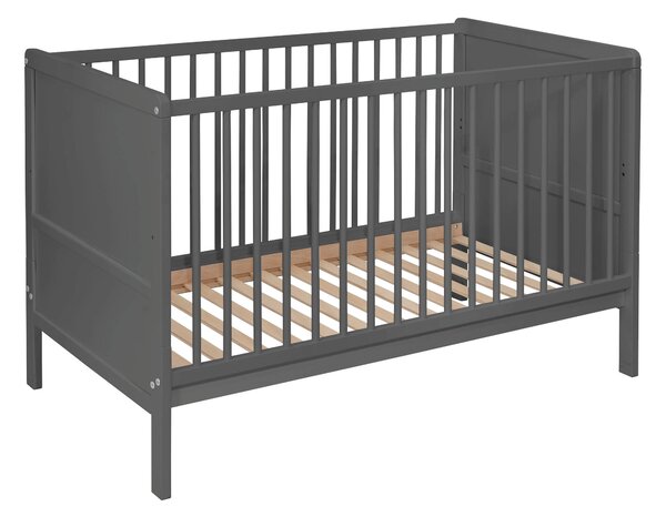 Łóżeczko Dziecięce -Tapczan 120x60 Bukowe 2w1 NELLY SZARE