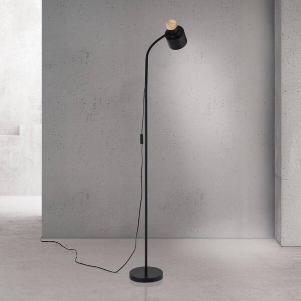 ORION Lampa stojąca Gili, czarny, salon / jadalnia, metal, nowoczesny