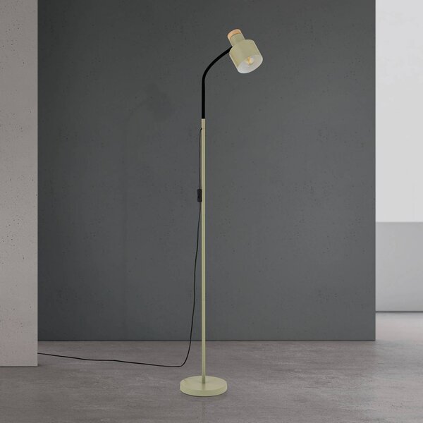 ORION Lampa stojąca Gili, zielony, salon / jadalnia, metal, nowoczesny