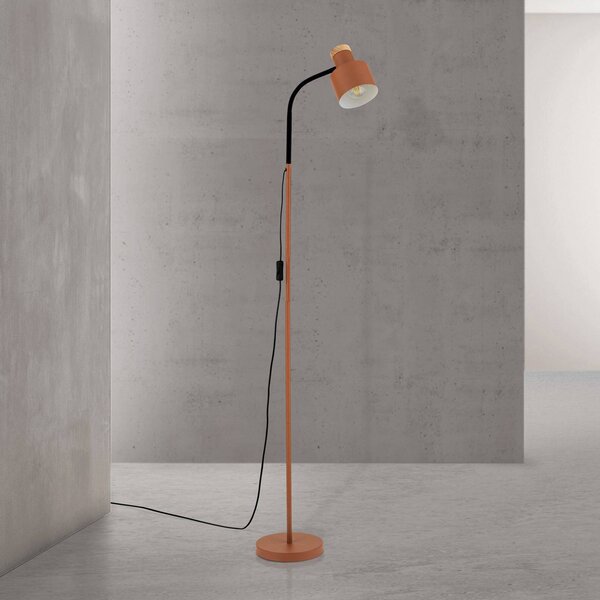 ORION Lampa stojąca Gili, czerwony, salon / jadalnia, metal, nowoczesny