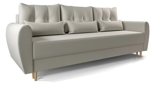 Beżowa sofa rozkładana W4-F40