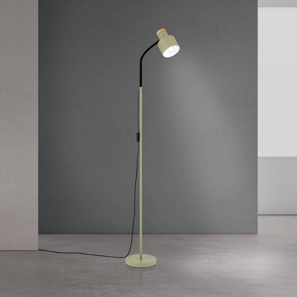 ORION Lampa stojąca Gili, zielony, salon / jadalnia, metal, nowoczesny