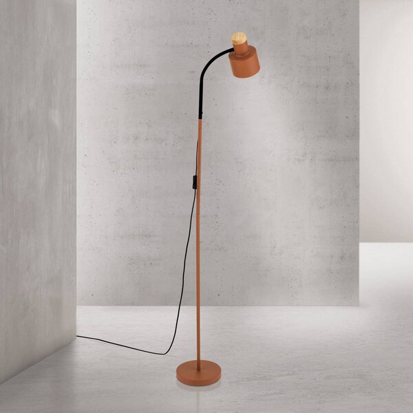 ORION Lampa stojąca Gili, czerwony, salon / jadalnia, metal, nowoczesny