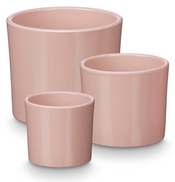 Doniczki ceramiczne, 3 sztuki, Ø 14, 17, 22 cm