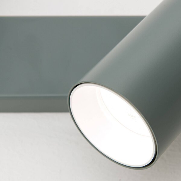 ORION Reflektor sufitowy Sean, jasnozielony, 5-punktowa, aluminium, GU10 możliwość ściemniania, zielony, salon / jadalnia, aluminium, nowoczesny