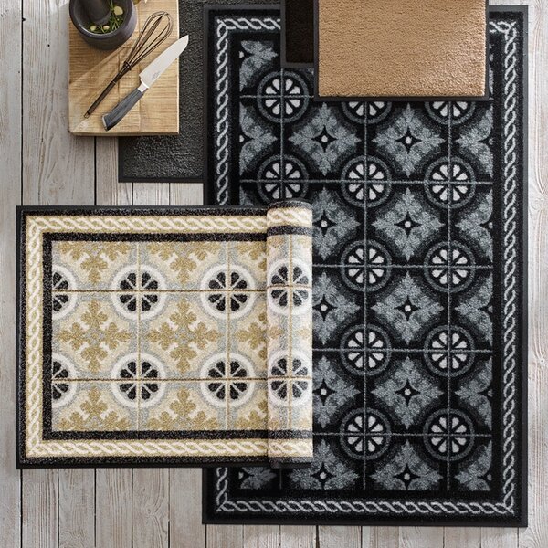 Chodnik Shallow (black) 75 x 120 cm