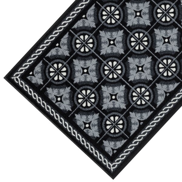 Chodnik Shallow (black) 75 x 120 cm