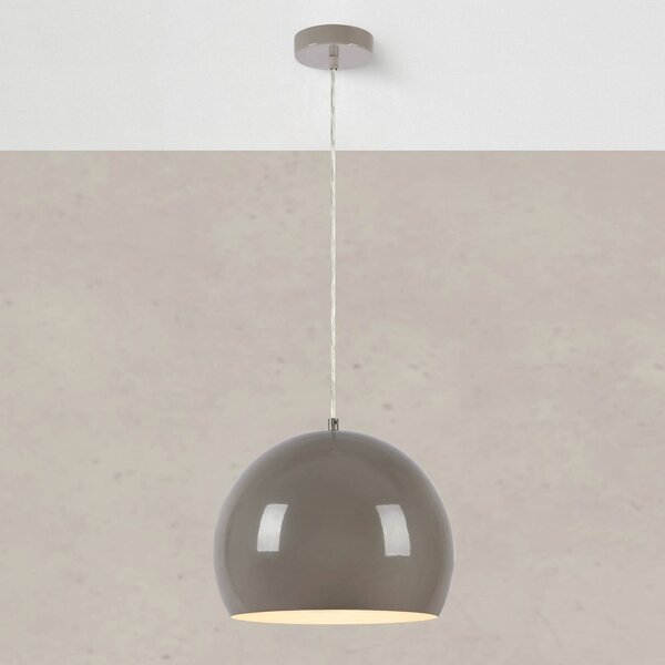 Markslöjd Lampa wisząca Pop, możliwość ściemniania, aluminiowy / szary / cynkowy, salon / jadalnia, metal, vintage