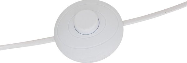 Lampa podłogowa tekstylny klosz RAFA drewniane nogi, Ø 24 x 107 cm