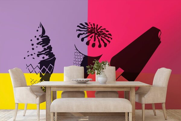 Tapeta letni pop art