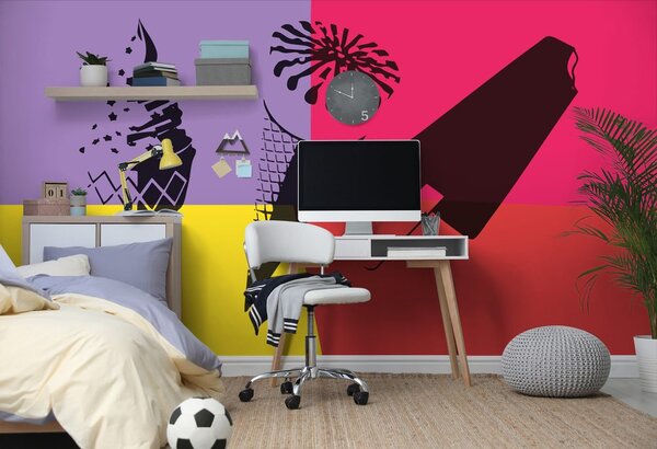 Tapeta letni pop art