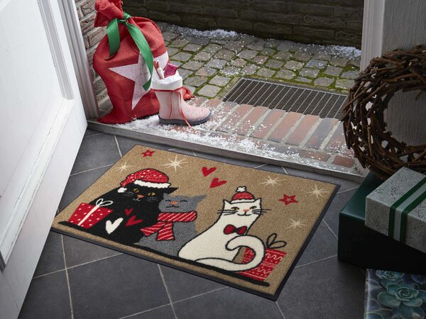 Wycieraczka Christmas Cats 50 x 75