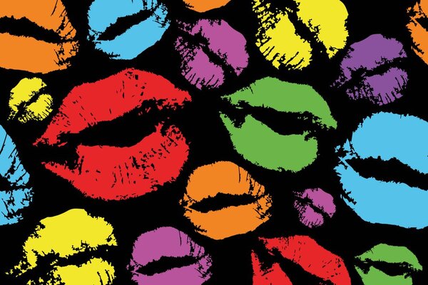 Tapeta pop art buziaki