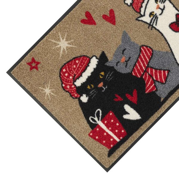 Wycieraczka Christmas Cats 50 x 75
