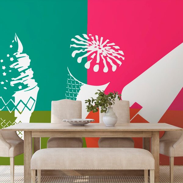 Tapeta pop art lody
