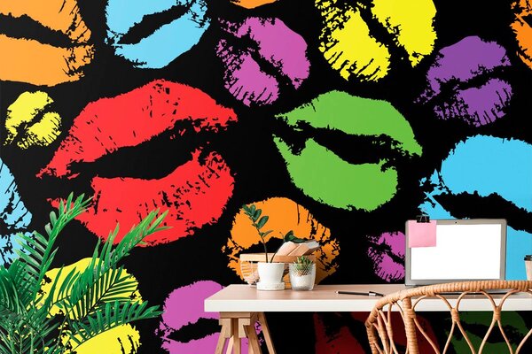 Tapeta pop art buziaki