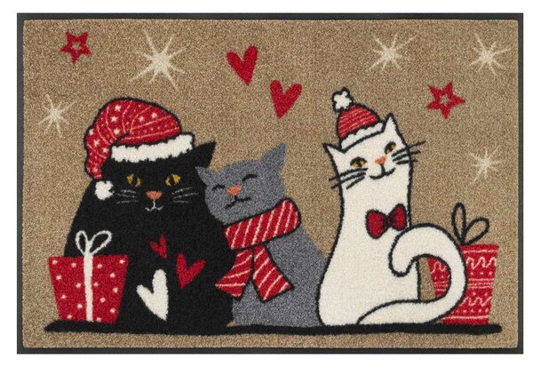 Wycieraczka Christmas Cats 50 x 75