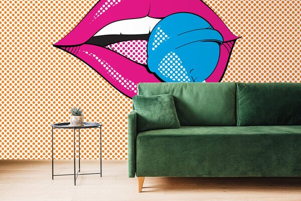 Tapeta pop art lizak