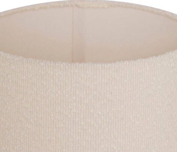 Lampa podłogowa BOUCLE, Ø 28 x 124 cm, biała