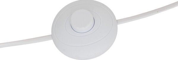 Lampa podłogowa BOUCLE, Ø 28 x 124 cm, biała