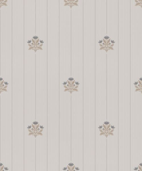 Tapety Delikatne kwiatowe ornamenty i pionowe paski, Unikalne tapety, a01282 : Uwalls.pl