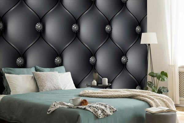 Tapeta czarne eleganckie wzory