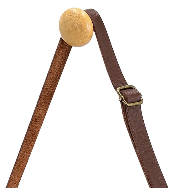 Lustro ścienne bambusowe okrągłe ZELLER, Ø 38 cm